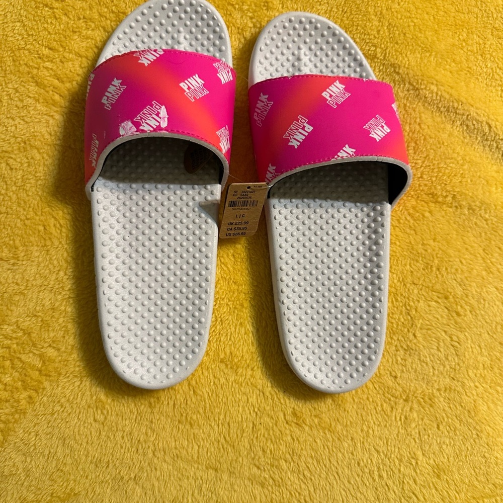 Pink Slide Sandals